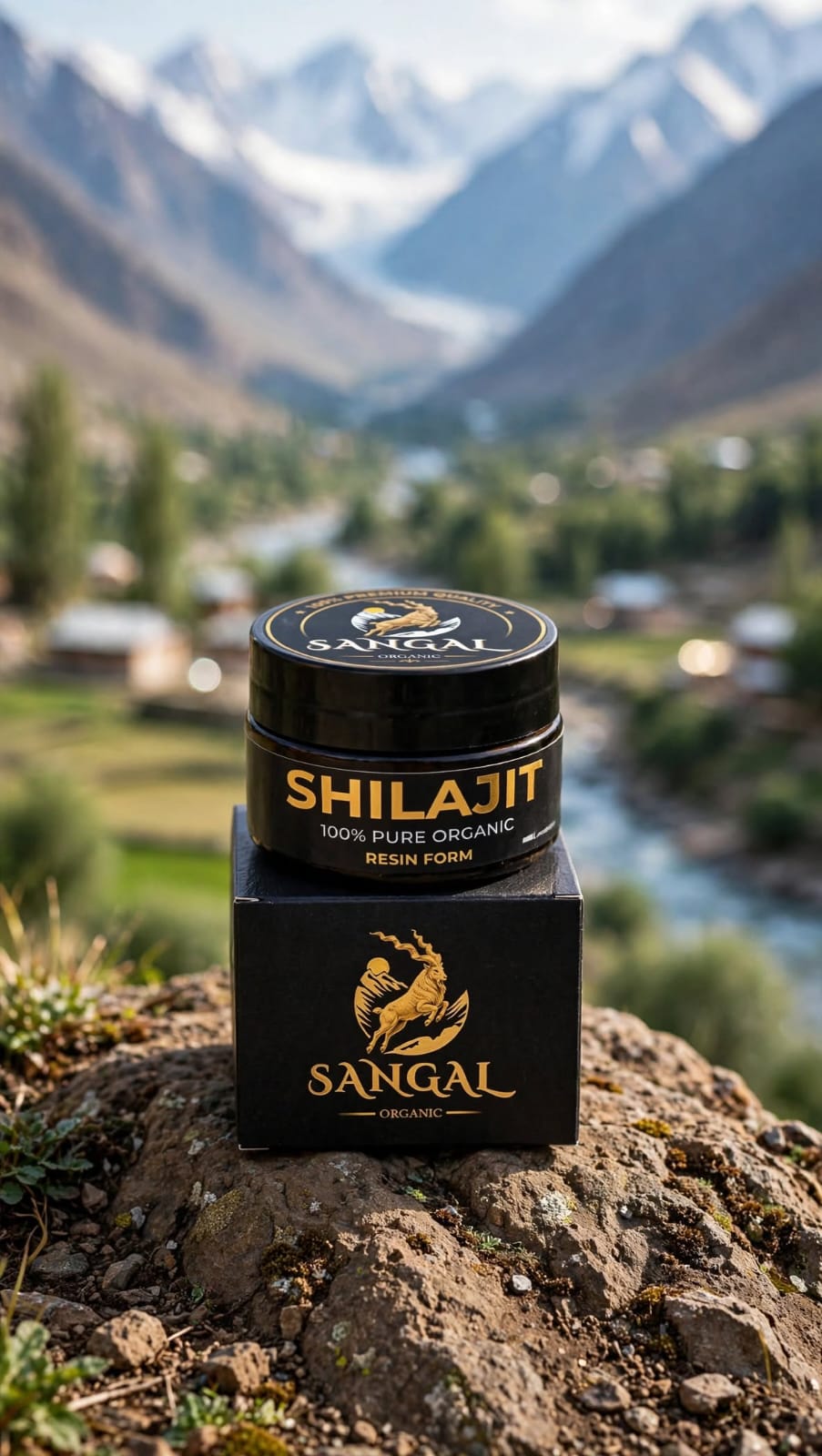 SANGAL ORGANICS Original Himalayan Shilajit Resin - 100% Pure